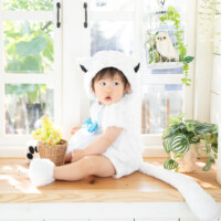 1歳バースデー写真