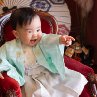 1歳バースデー写真